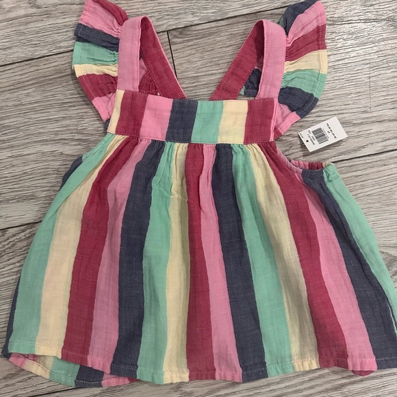 NWT girls Colorful Striped top - Picture 1 of 3